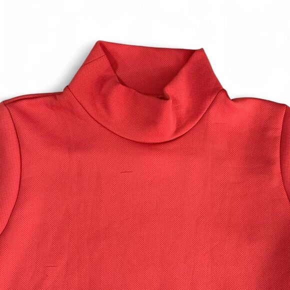 Plus Size Under Armour Pumpkin Orange Scuba Turtleneck Sweatshirt, 2X - Picture 4 of 11